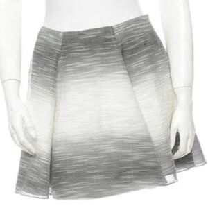 ADAM Adam Lippes Ombre Striped Mini Skirt
